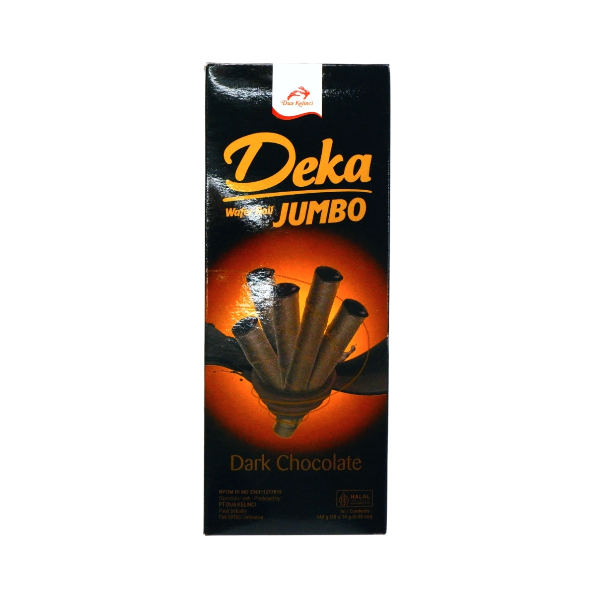 Deka Food Deka Wafer Roll Jumbo Dark Chocolate 14g 10s - Landmark